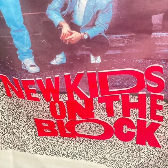 New kids on the block fabric tapestry quite large - Picture 6 of 7